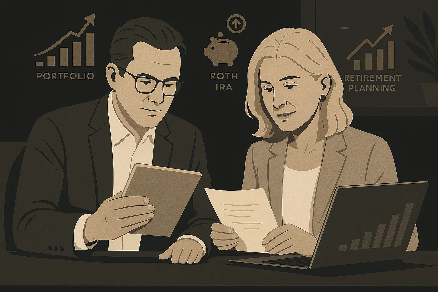 Tax-efficient Roth IRA conversion strategy for high-net-worth investors